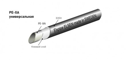 Труба универсальная ELSEN PE-Xa Ø32х4,4 в штанге 6 м для систем водоснабжения и отопления