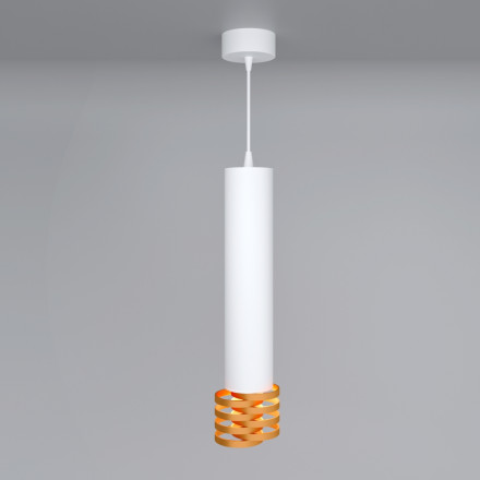 Подвесной светильник Elektrostandard DLN103 GU10 белый/золото ( a047751)