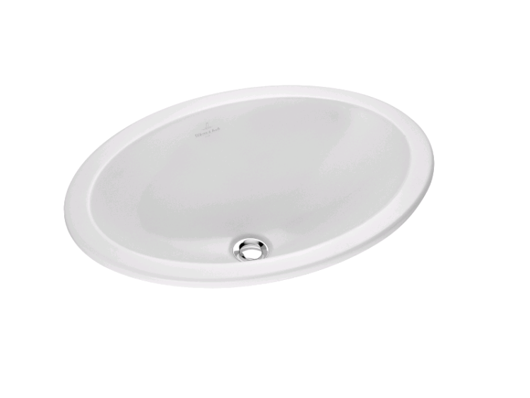 Раковина, Villeroy&Boch, Loop&Friends, ширина, мм-450, глубина, мм-320, высота, мм-150, тип установки-встраиваемый сверху, отверстия для смесителя-отсутствуют, перелив-есть, декор-без декора, материал-санфарфор, цвет-альпийский белый