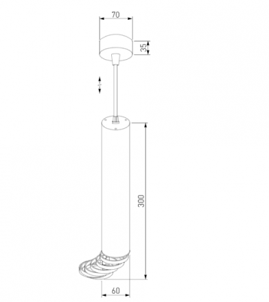 Подвесной светильник Elektrostandard DLN103 GU10 белый (a047749)