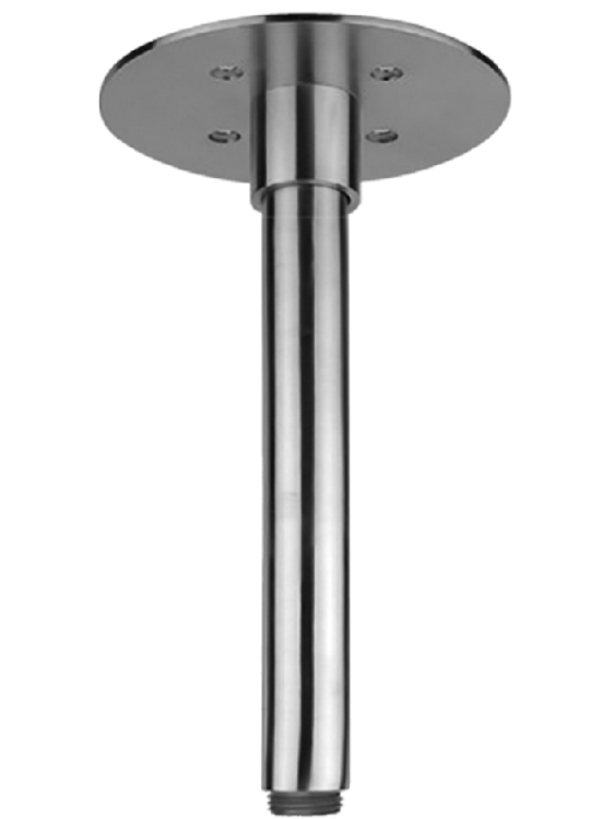 Держатель верхнего душа, Cisal, Xion, вид-потолочный, вынос, мм-100, цвет-Brushed Stainless Steel