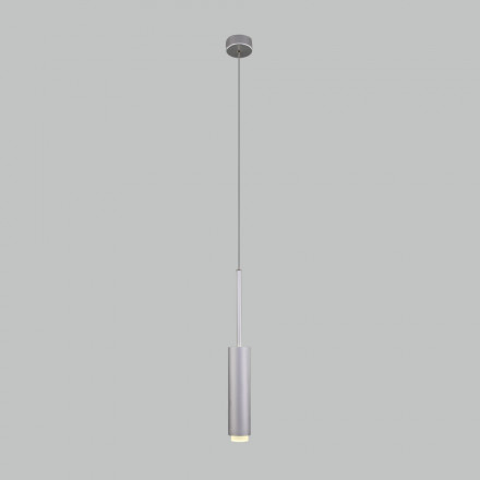 Подвесной светодиодный светильник Dante Eurosvet 50203/1 LED матовое серебро (a051711)