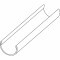 Желоб фиксирующий, Rehau, DN-16/17, длина, мм-3000, материал-сталь оцинкованная, для труб из полиэтилена RAU-PE-Xa