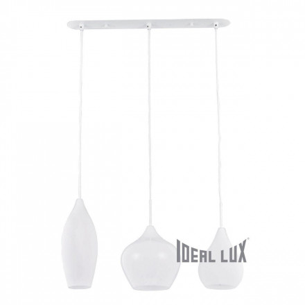 Подвесной светильник Ideal Lux Soft SP3 Bianco