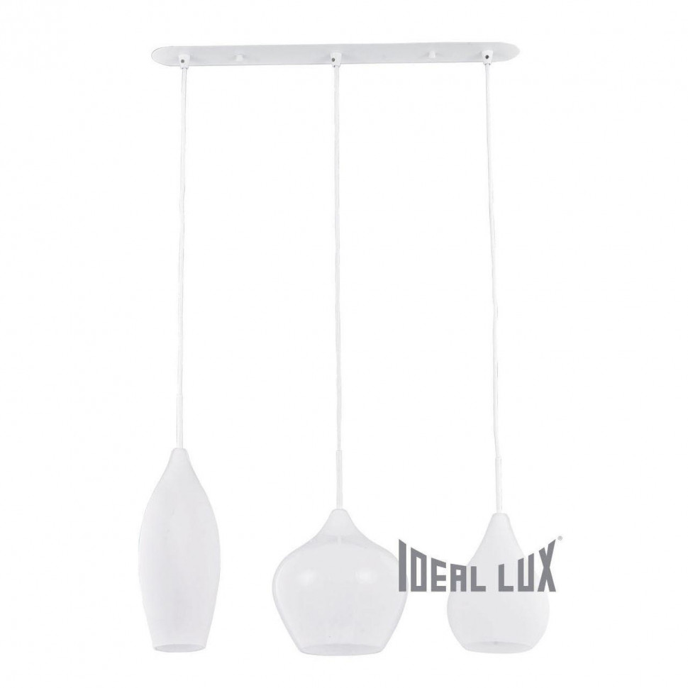 Подвесной светильник Ideal Lux Soft SP3 Bianco