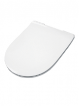 Сиденье для унитаза, Artceram, File 2.0, с крышкой, с плавным опусканием, цвет шарниров-хром, цвет-Gloss White