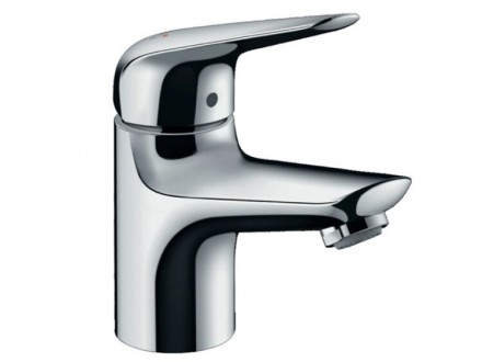 Смеситель для раковины, Hansgrohe, Novus, тип открывания воды-однорычажный, тип регулирования воды-керамический картридж, отверстия для монтажа-1, высота, мм-184, вынос излива, мм-107, донный клапан-есть, тип подводки-гибкая, стандарт подвода воды-3/8&quot;, ц