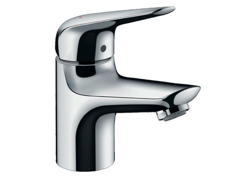 Смеситель для раковины, Hansgrohe, Novus, тип открывания воды-однорычажный, тип регулирования воды-керамический картридж, отверстия для монтажа-1, высота, мм-184, вынос излива, мм-107, донный клапан-есть, тип подводки-гибкая, стандарт подвода воды-3/8", ц