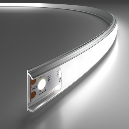 2м. Гибкий алюминиевый профиль для светодиодной ленты Elektrostandard LL-2-ALP012 (a043144)