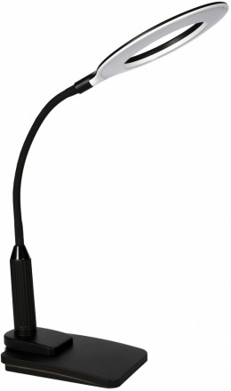 Настольный светильник с двойным креплением Camelion KD-814 С02 черный 12846