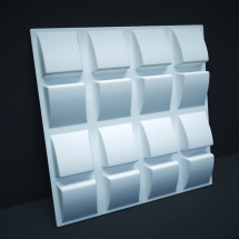 M-0015 Дизайнерская 3D панель из гипса Artpole Design Slope