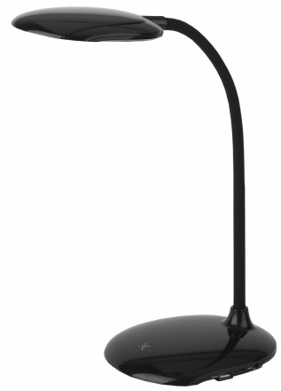 Настольная лампа ЭРА NLED-457-6W-BK