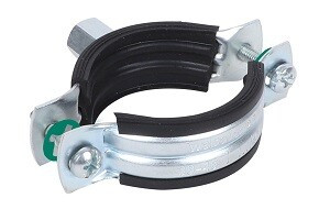 Хомут, Walraven, BIS 2S, M8/10, D-53-61, с вкладышем epdm, оцинкованная сталь