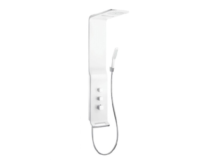 Душевая панель, Hansgrohe, Raindance Lift, длина, мм-1281, ширина, мм-214, тип открывания воды-вентильный, тип регулирования воды-термостатический картридж, верхний душ-есть, размер верхнего душа-180, вынос, мм-420, количество режимов верхнего душа-2, тип