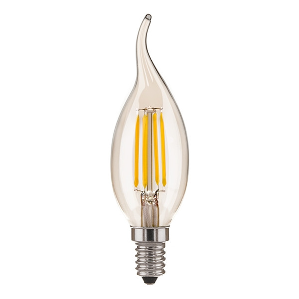 Лампа светодиодная филаментная Elektrostandard E14 7W 3300K прозрачная 4690389128356