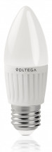 Лампа светодиодная Voltega E27 6W 4000К матовая VG1-C2E27cold6W-C 5718