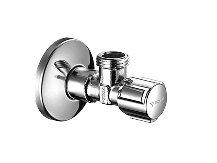 Вентиль, Schell, Comfort, 1/2" / 1/2", угловой, тип установки-настенный, цвет-хром