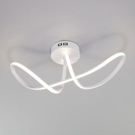 Потолочная светодиодная люстра с пультом Fold Eurosvet 90112/1 белый (a052186)