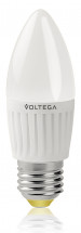Лампа светодиодная Voltega E27 6.5W 2800К матовая VG1-C2E27warm6W-C 5717