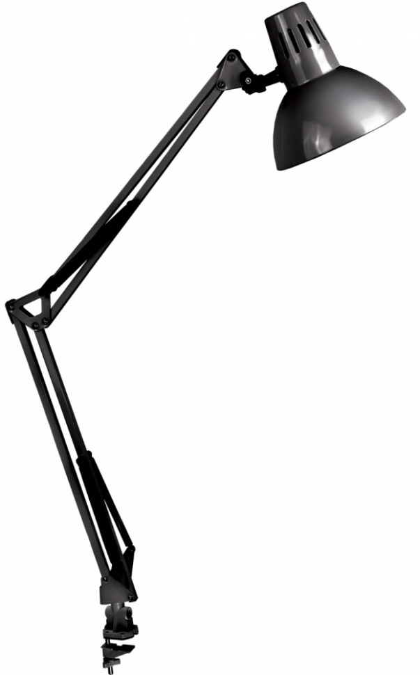 KD-312 C02 черный Настольный светильник на струбцине Camelion 10999