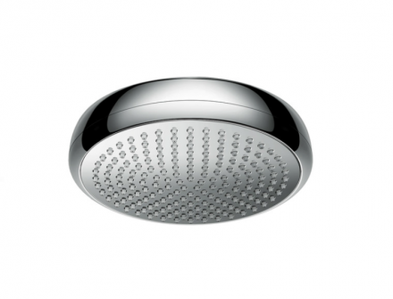 Верхний душ, Hansgrohe, Crometta, тип установки-настенный, потолочный, ширина, мм-178, глубина, мм-178, высота, мм-65, форма-круглая, количество режимов-1, тип струи-Rain, держатель-необходимо заказать, цвет-хром