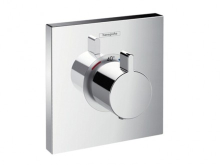 Смеситель для душа, Hansgrohe, ShowerSelect Highflow, тип открывания воды-рычажный, тип регулирования воды-термостатический картридж, монтаж-вертикальный (настенный), отверстия для монтажа-1, внутренняя часть-необходимо заказать, цвет-хром