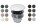 Донный клапан, CIELO, 1 1/4, диаметр, мм-72, универсальный, тип-Clic Clac, форма крышки-круглая, материал-латунь, с керамической крышкой, цвет-хром/Avena