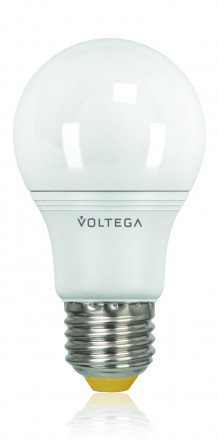 Лампа светодиодная Voltega E27 8W 2800К шар матовый VG2-A2E27warm8W 5735