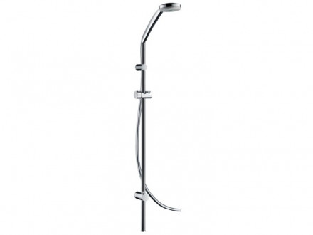Душевой гарнитур, Hansgrohe, Croma 100 Multi/Unica&#039;Reno Lift, 105 мм, 1/2&quot;, в набор входят: Croma 100 Multi ручной душ № 28536000, регулируемая в пределах 200 мм по высоте штанга для душа, подвижный держатель для ручного душа в положении верхнего душа, ре