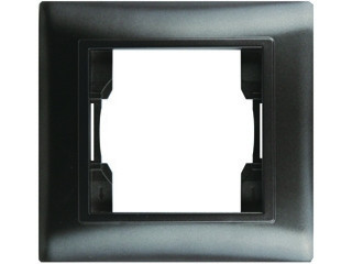 Рамка одноместрая (черная) Volsten Magenta V01-14-A11-M (9987)