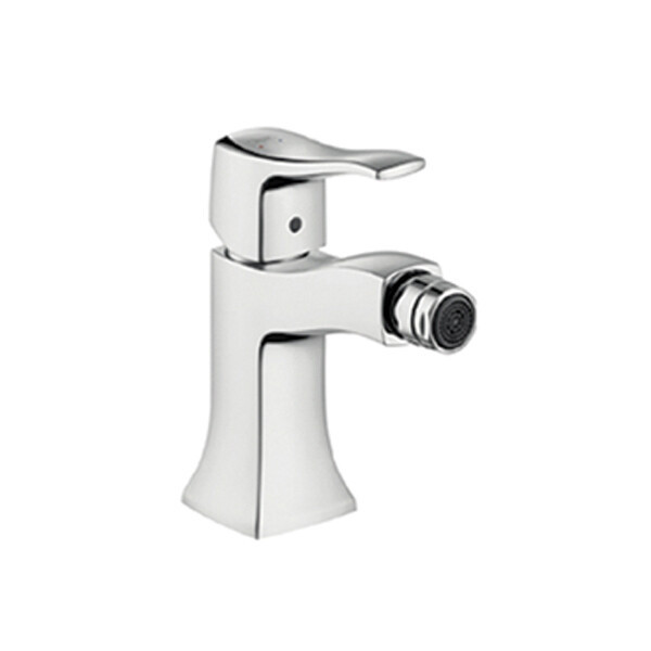 Смеситель для биде, Hansgrohe, Metris Classic, тип открывания воды-однорычажный, тип регулирования воды-керамический картридж, отверстия для монтажа-1, высота, мм-153, вынос излива, мм-112, донный клапан-есть, тип подводки-гибкая, стандарт подвода воды-3/