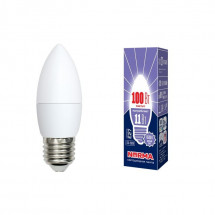 Лампа светодиодная (UL-00003813) E27 11W 6500K матовая LED-C37-11W/DW/E27/FR/NR