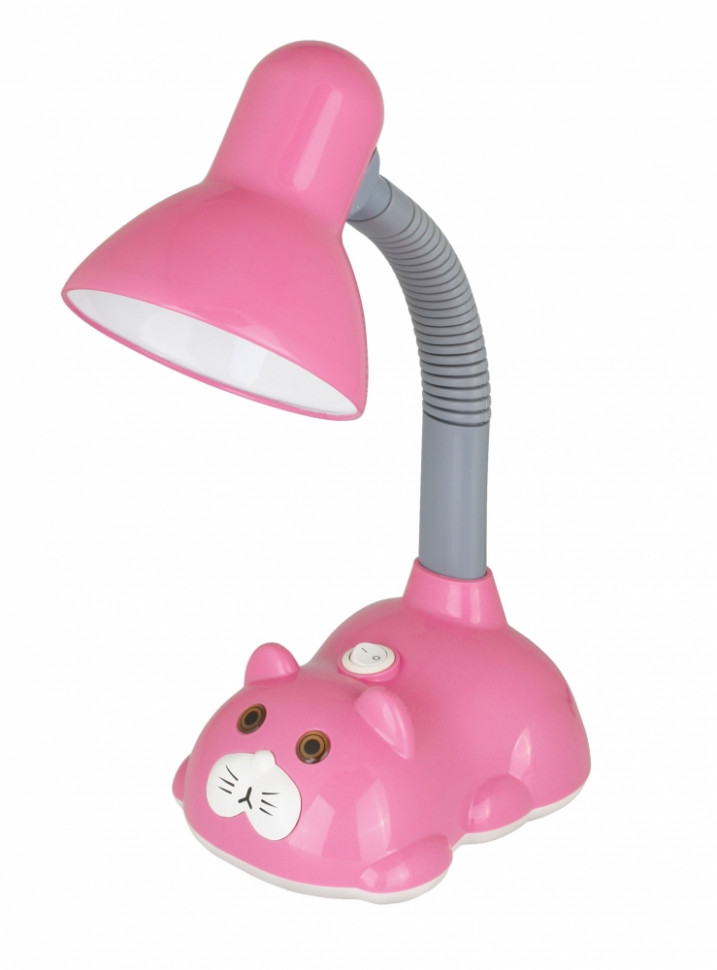 KD-385 ''Кот'' C14 розовый Настольный светильник Camelion 12616