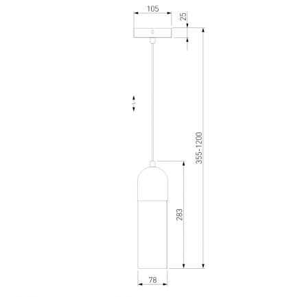 Подвесной светильник Airon Eurosvet 50180/1 дымчатый (a052426)