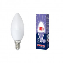 Лампа светодиодная (UL-00003810) E14 11W 6500K матовая LED-C37-11W/DW/E14/FR/NR