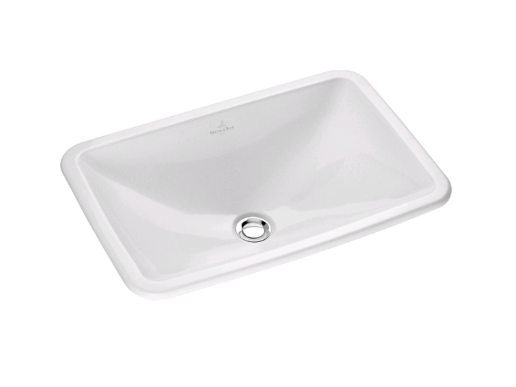 Раковина, Villeroy&Boch, Loop&Friends, ширина, мм-510, глубина, мм-340, высота, мм-170, тип установки-встраиваемый сверху, отверстия для смесителя-отсутствуют, перелив-есть, декор-без декора, материал-санфарфор, цвет-альпийский белый