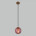 Подвесной светильник Eurosvet Juno 50207/1 бордовый (a052487)