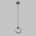 Подвесной светильник Eurosvet Juno 50207/1 янтарный (a052490)