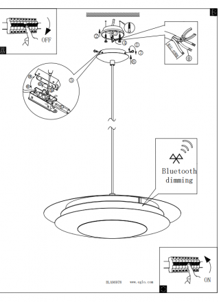 Подвесной светодиодный светильник Eglo Moneva-C 98043
