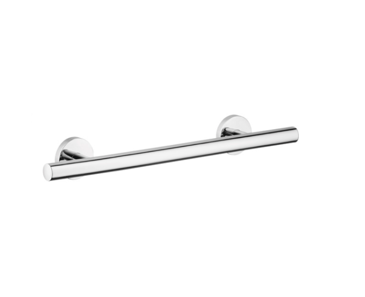 Поручень для инвалидов, Hansgrohe, Logis, ширина, мм-466, глубина, мм-73, высота, мм-62, настенный, материал-латунь, материал держателя-металл, крепеж-есть, цвет-хром