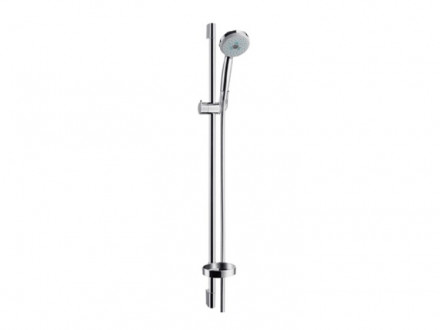 Душевой гарнитур, Hansgrohe, Croma 100 Vario/Unica С, размер штанги, мм-900, размер шланга, мм-1600, диаметр ручного душа, мм-100, количество режимов-3, тип струи-Rain, струя Mono, массажная струя, цвет-хром