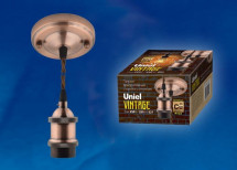 Подвесной светильник (UL-00002824) Uniel DLC-V-S22K/E27 TS/1,5M/BL Bronze